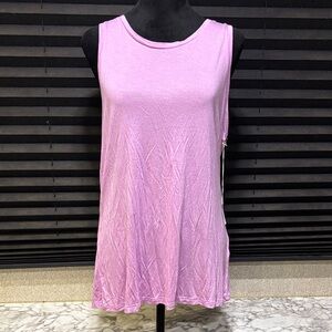 Banana Republic The Signature Tee Collection Loose Fitting Pink Tank Top LRG NWT